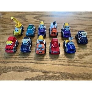 Tonka Chuck and Friends Toy Vehicle Lot 11 Piece Set Construction Trucks Crane
